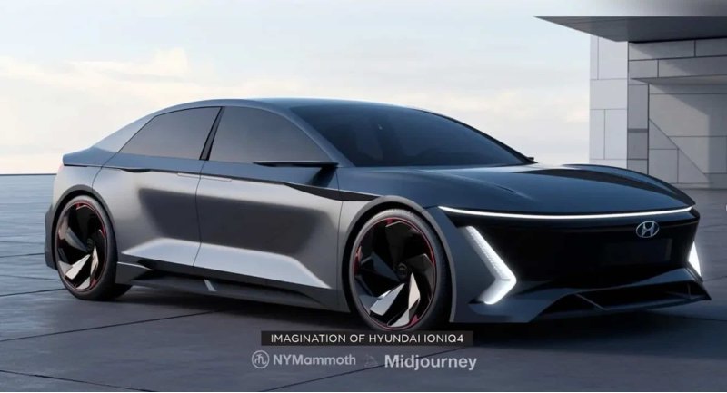 Рендер нового Hyundai Ioniq 4