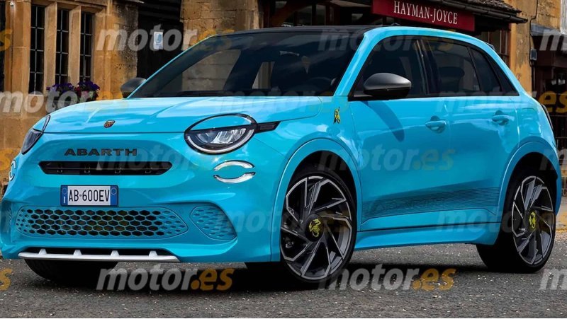 Рендер нового Abarth 600