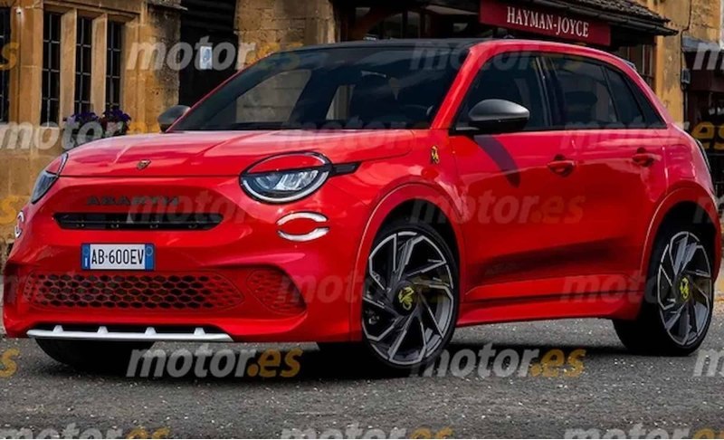 Рендер нового Abarth 600