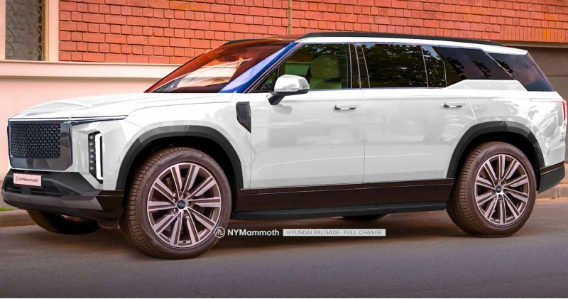 Hyundai Palisade 2 поколения показан на первых…