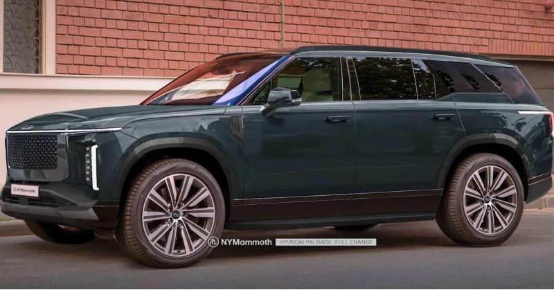 Рендер Hyundai Palisade нового поколения