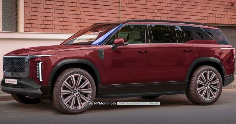 Рендер Hyundai Palisade нового поколения