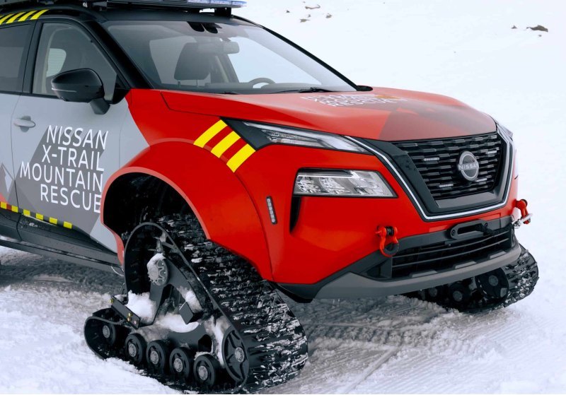Nissan поставил кроссовер X-Trail на гусеницы и…