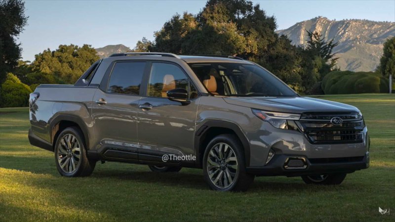 Компьютерную визуализацию пикапа Subaru…