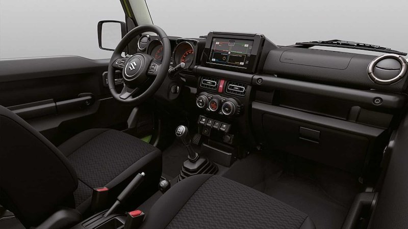 Пятидверный Jimny длиннее своей трехдверной…