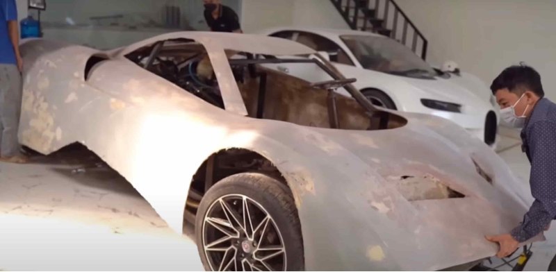 Дизайн копии Huayra был создан с использованием…