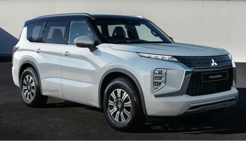 На рендерах новый Pajero предстал в виде большого…