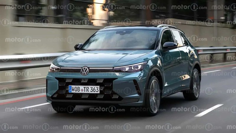Рендер нового поколения VW T-Roc