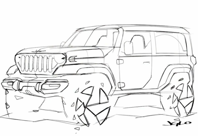 Дизайнер показал, как будет выглядеть Jeep…