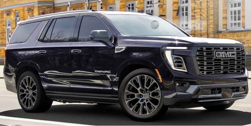 Рендер обновленного GMC Yukon
