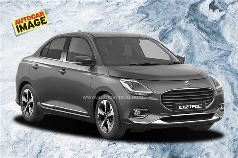 Рендер нового поколения седана Suzuki Dzire