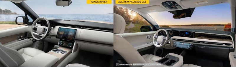Слева интерьер актуального Range Rover, справа –…