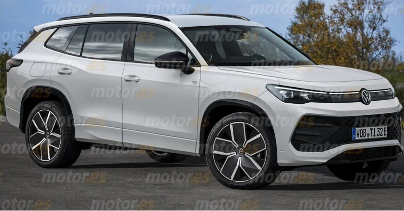 Рендер нового Volkswagen Tayron, предназначенного…