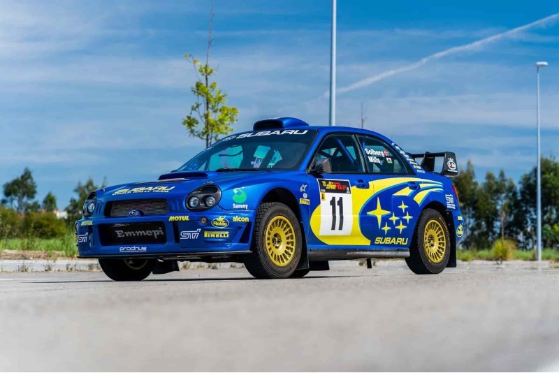 Легендарный гоночный Subaru Impreza WRX 2002…