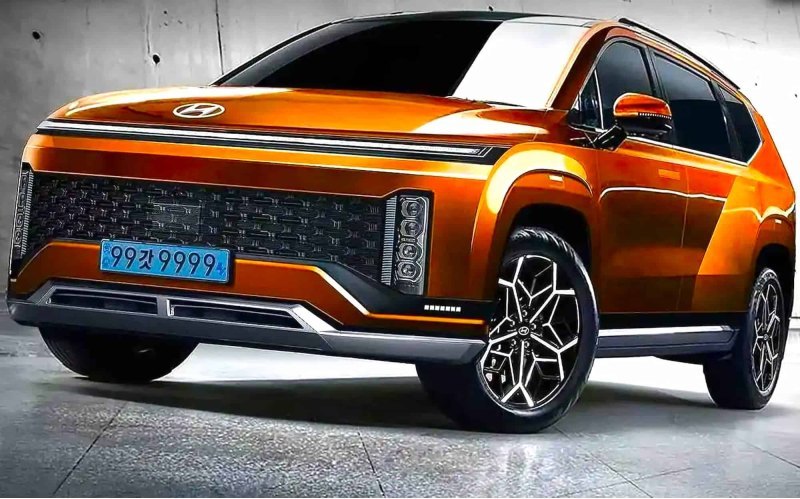 Новый 7/8-местный электрический кроссовер Hyundai…