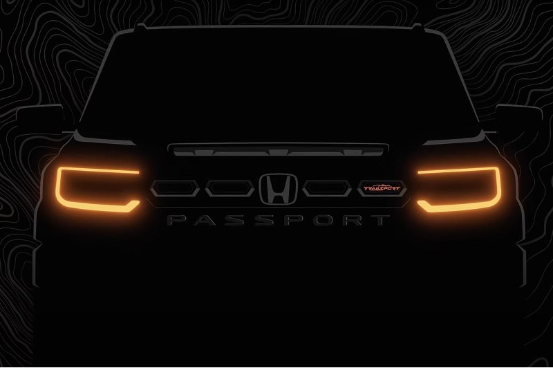 Официальный тизер нового Honda Passport