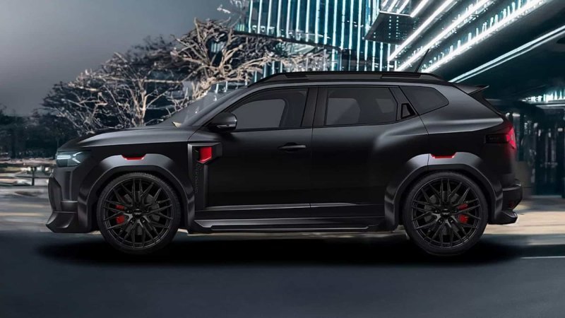 Кроссовер Duster получил широкофюзеляжный обвес…