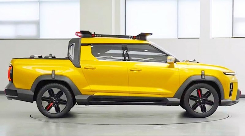 Новый электро-пикап бывшего SsangYong подловили…