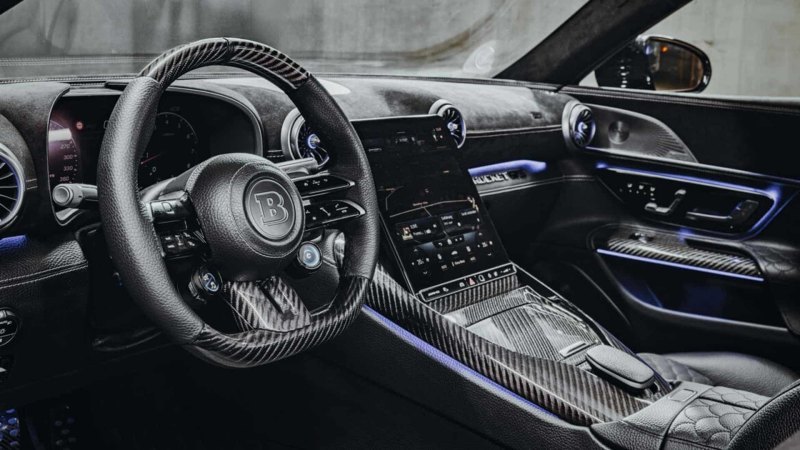 Интерьер Brabus SL Shooting Brake впечатляет не…