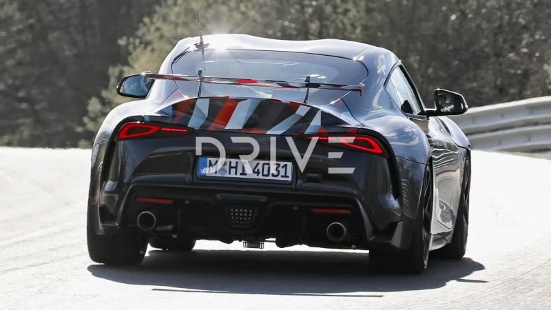 Фото предполагаемой трековой версии Toyota Supra.…