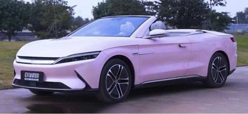 Электрический седан BYD Han EV станет кабриолетом