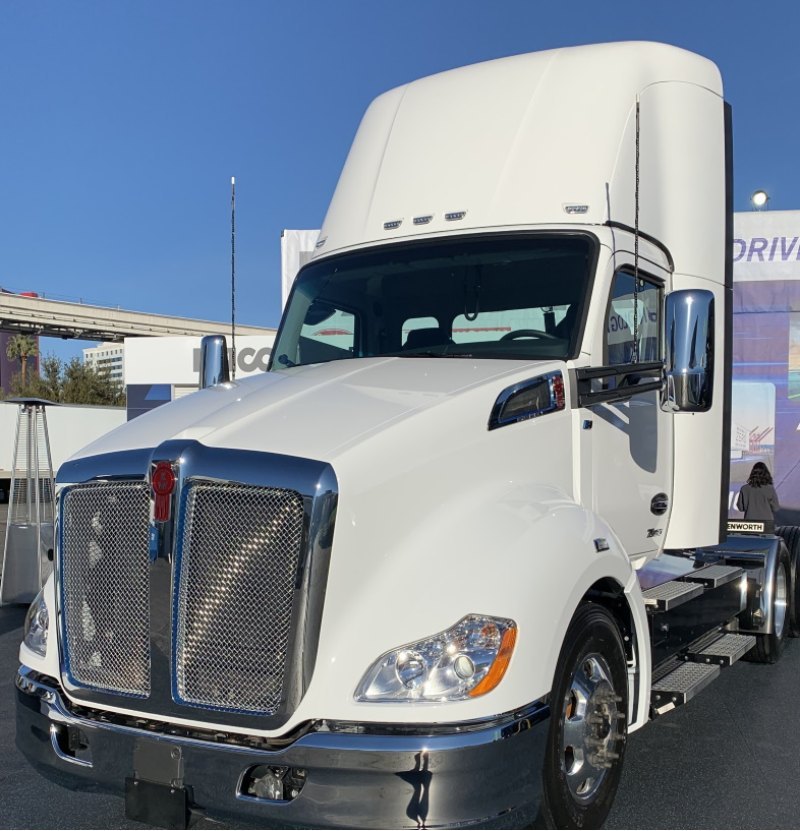 По словам автопроизводителя, Kenworth T680E…