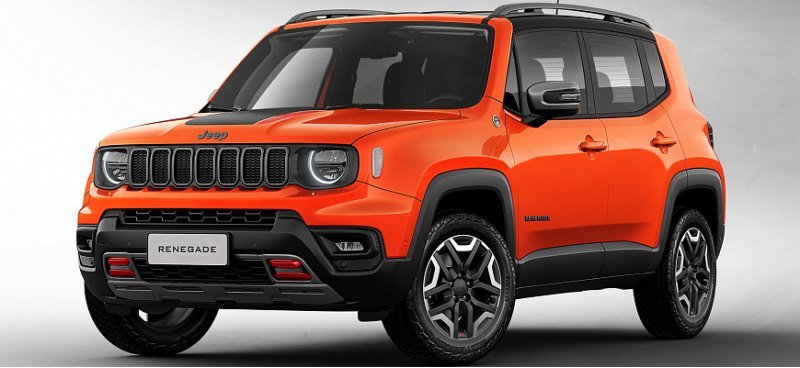 Внедорожник Jeep Renegade 2022 года с обновленным…