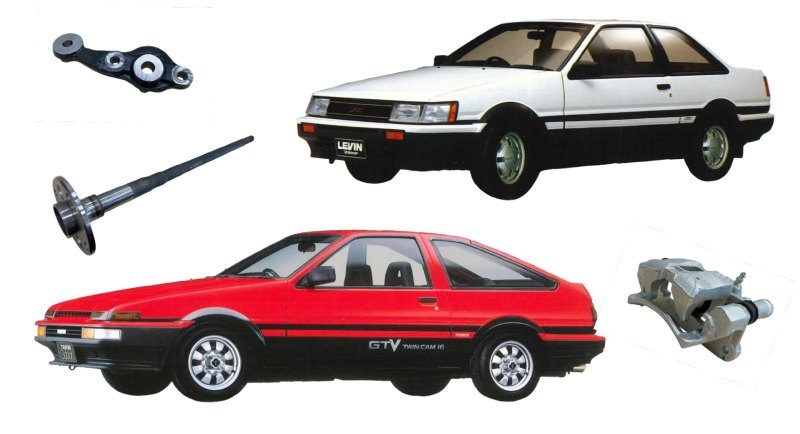 Наконец, для AE86 Toyota предлагает только три…