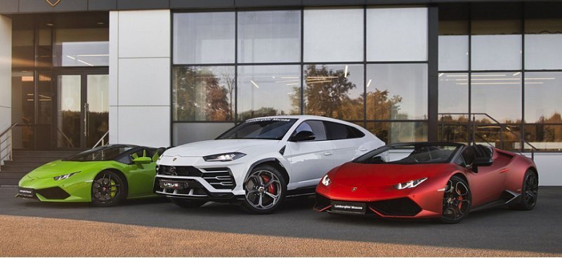 Концерн Lamborghini презентует четыре новинки в…