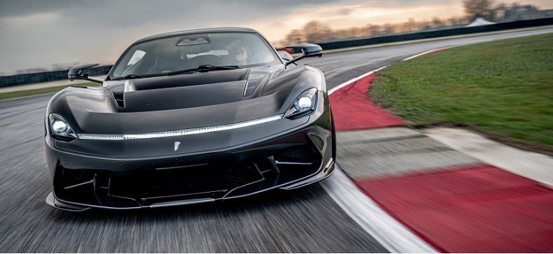 1874-сильный гиперкар Pininfarina Battista выйдет…