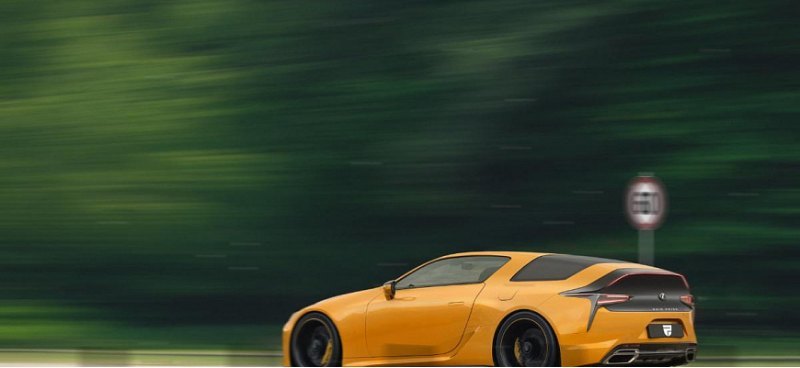 В Сети представили стильный универсал Lexus LC…