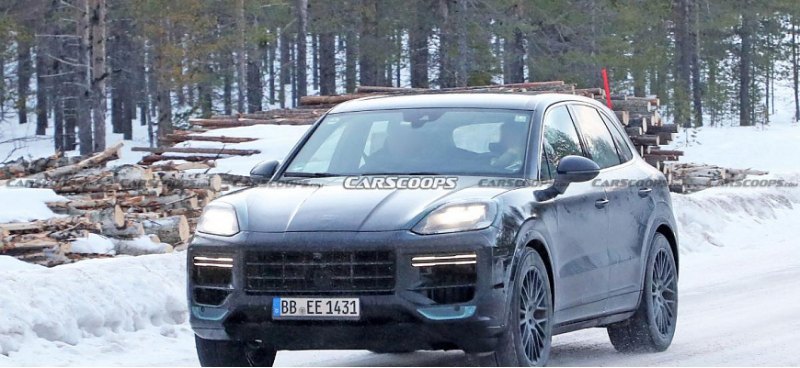 Обновлённый Porsche Cayenne сфотографировали…