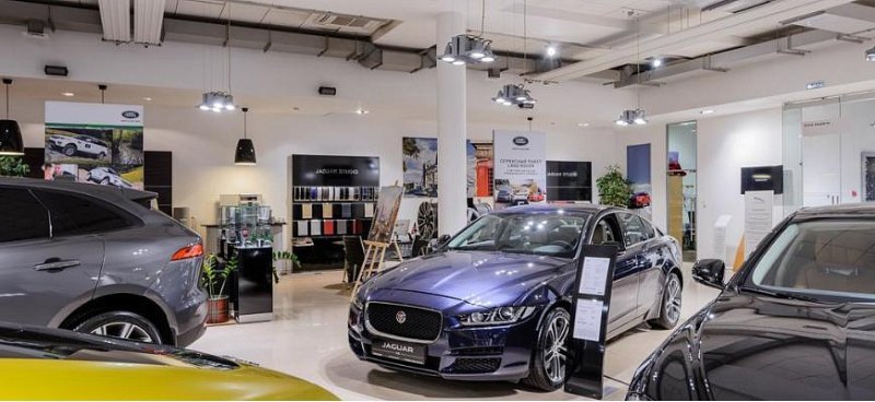 Продажи новых машин Jaguar Land Rover в России…