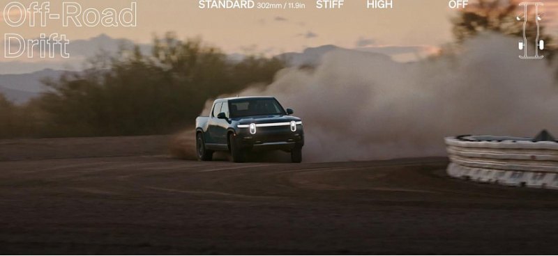 Электропикап Rivian R1T получил восемь режимов…