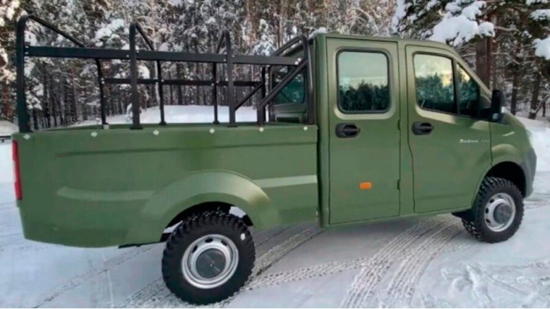 Известно, что новый пикап получает полный привод…