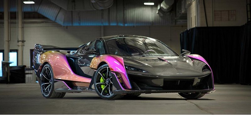 Суперредкий McLaren Sabre с меняющей цвет…