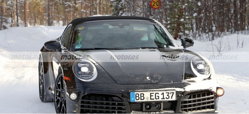 Новый Porsche 911 Cabriolet Facelift 2023…