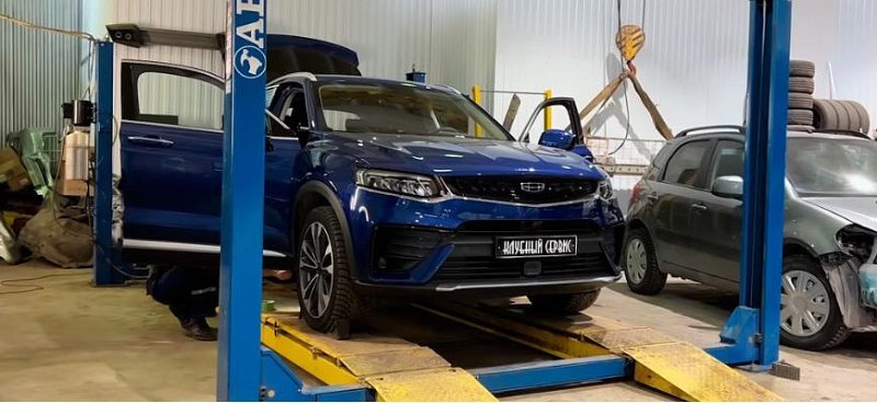Клубный сервис разобрал кроссовер Geely Tugella и…