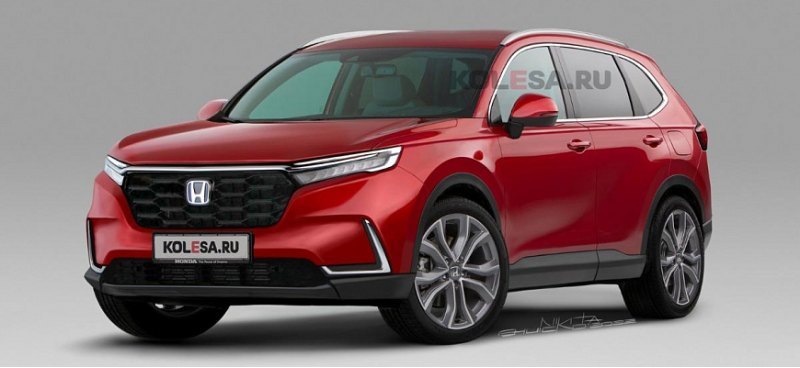 Появились неофициальные рендеры кроссовера Honda…