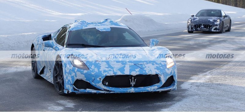 Новый Maserati MC20 Cabrio 2023 засветился на…