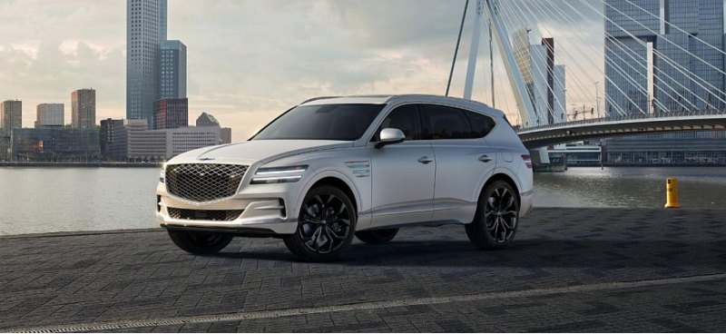 Роскошный Genesis GV80 Prestige Signature с…