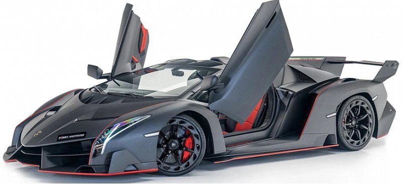 Единственный в мире Lamborghini Veneno с открытым…