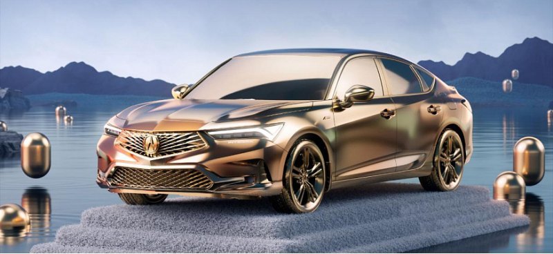 Виртуальный седан Acura Integra NFT 2023 года…