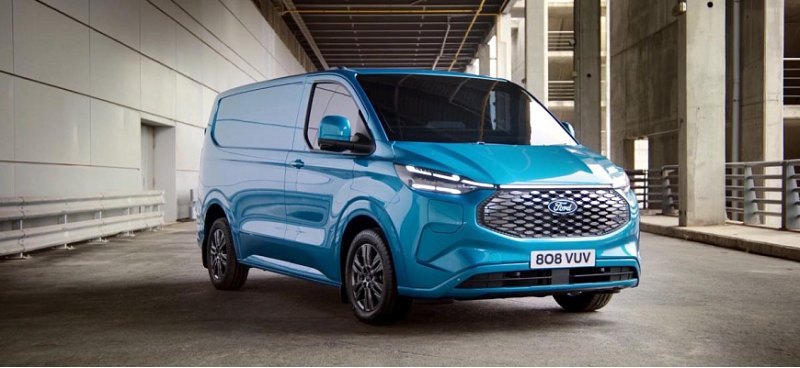Марка Ford представила новый электрический фургон…