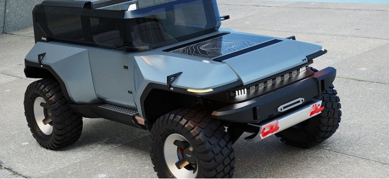 Опубликованы фоторендеры внедорожника Jeep…
