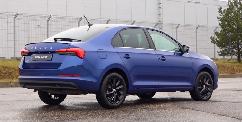 Небольшой лифтбек Skoda Rapid расположился на…