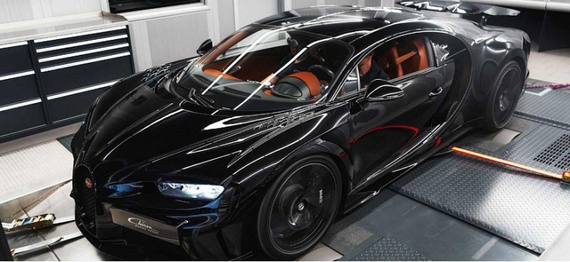 Судя по диностенду, Bugatti Chiron Super Sport…