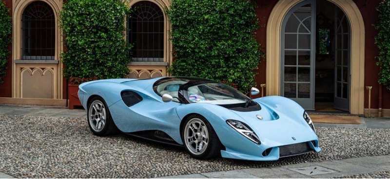 Экстравагантный суперкар De Tomaso P72 эффектно…