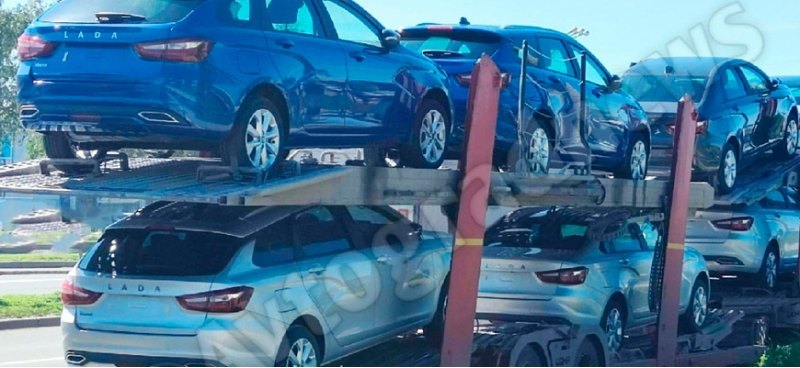 Партию из шести новых машин LADA VESTA NG…