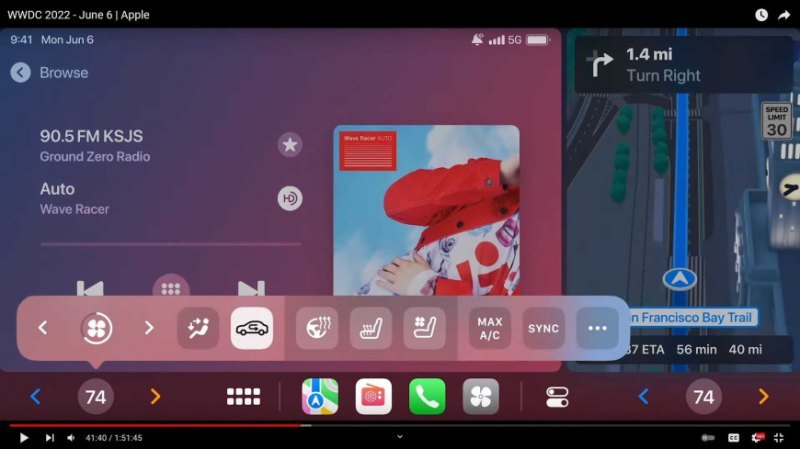 Новости CarPlay появились относительно рано в…